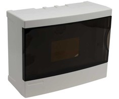 Vexen Paskirstymo dėžutė, potinkinė, IP40, 8 modulių, balta/juoda
