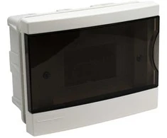 Vexen Skirstomoji skydinė, įleidžiama, IP40, 6 moduliai, balta/juoda