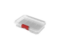 Q-Brick Vidutinio dydžio smulkmenų dėtuvė, skaidri, QBRICK