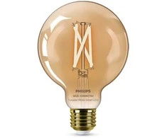 Išmanioji lemputė Philips Wiz LED, G95, 2000 - 5000 °K, E27, 7 W, 640 lm