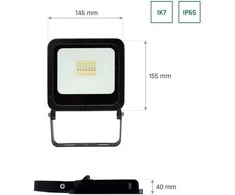 Spectrum PROŽ LED WIFI 24W 1800LM IP65 TW RGB