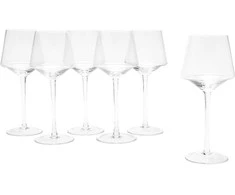 Domoletti VYNO TAURĖS 380 ML SKAIDRIOS TAURĖS 6 VNT.