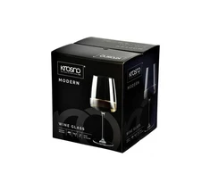 Vyno taurių komplektas Krosno Modern, stiklas, 0.650 l, 4 vnt.