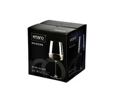 Krosno Vyno taurių komplektas Modern, stiklas, 0.480 l, 4 vnt.