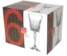 Vyno taurių komplektas RCR Timeless, krištolas, 0.3 l, 6 vnt.