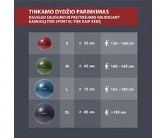 Outliner ANTIBURST GYM BALL PVC LS3222-65CM