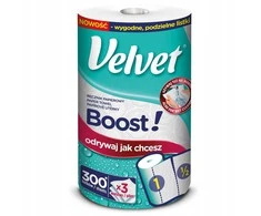 KITCHEN TOWELS VELVET BOOST 300SHEETS