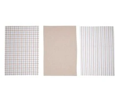 Virtuves dvieļu komplekts Okko PMM/KT09R, bēša, 60 cm x 40 cm, 3 gab.