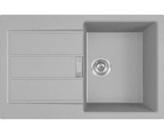 Virtuvės kriauklė Franke Sirius Sirius 2 S2D 611-78 Urban Pilkas, tectonite, 78 cm x 50 cm x 20 cm, pilka