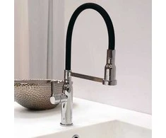 Virtuvinis maišytuvas Domoletti Zambezi DZA017.5, juodas/chromuotas.
