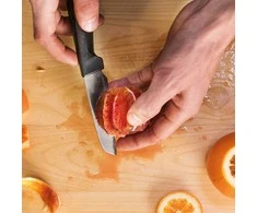 Virtuvinis peilis Fiskars Hard Edge Peeling, 88 mm, plastikas/nerūdijantysis plienas