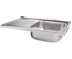 Virtuvės kriauklė AB 800x600mm Nerūdijančio plieno Uždedama
