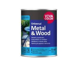 Metalo ir medienos dažai VIVACOLOR UNIVERSAL AKVA, matiniai, 0,9 l