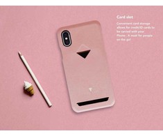 VixFox Card Slot Back Shell for Iphone X/XS pink
