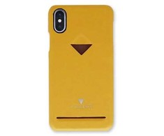VixFox kortelės lizdo nugarėlė Iphone X/XS garstyčių geltona