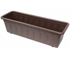 Vodar Balkono dėžė 50cm „Popular“ ruda