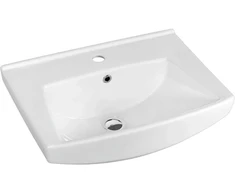 Vonios praustuvas Riva Riva Riva55, keramika, 55.5 cm x 41.5 cm x 20.5 cm, balta sp.