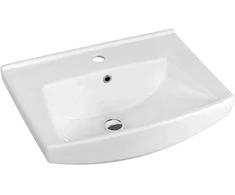 Vonios praustuvas Riva Riva Riva55, keramika, 55.5 cm x 41.5 cm x 20.5 cm, balta sp.