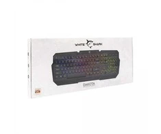 Membraninė Žaidimų klaviatūra White Shark Dakota, Rainbow LED pašvietimas, US išdėstymas