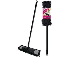 Mop šepetys grindims plauti Pepita YORK 76x26x29cm juodas