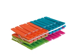York Skalbinių segtukas 9600, 12 cm x 7 cm, plastikas, 20 vnt., ,spalva/dizainas parenkami atsitiktine tvarka,