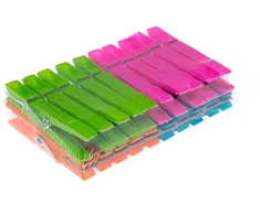York Skalbinių segtukas 9600, 12 cm x 7 cm, plastikas, 20 vnt., ,spalva/dizainas parenkami atsitiktine tvarka,