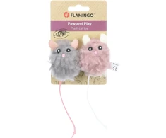 Žaislas katei Flamingo Gripi Mouse Mix. 2vnt