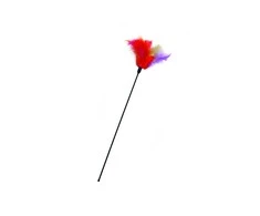 Žaislas katei Karlie TICKLER FEATHERS, raudonas