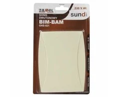 Zamel Durų skambutis gns-921 bim-bam kreminis