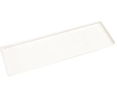 Indų džiovyklės padėklas Rejs, 39.5 cm x 25.2 cm x 15 cm, metalas, balta sp.