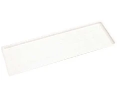 Džiovyklė Rejs, 44 cm x 5,7 cm x 1,5 cm, plastikinė, balta.