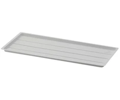 Indų džiovyklės padėklas Rejs, 54 cm x 25 cm x 1.2 cm, plastikas, balta sp.