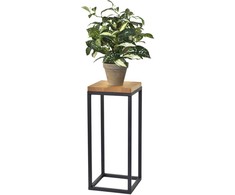 MAK FLOWER STAND LAVALXS Juodas OAK 19X19X47