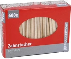 Nežinomas KOMPLEKTAS DANTŲ KRAPŠTUKŲ 6.5CM 600VNT
