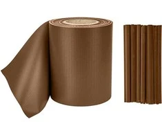 Bradas Balkono tvoros juosta 19x35 + spaustukai rudi