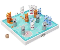 Adam Toys Lavinamoji stalo žaidimo „Chińczyk“ versija su miško gyvūnėliais, vaikams nuo 4 metų, skatina loginį mąstymą, žalsva