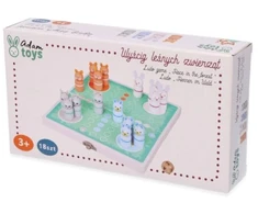 Adam Toys Lavinamoji stalo žaidimo „Chińczyk“ versija su miško gyvūnėliais, vaikams nuo 4 metų, skatina loginį mąstymą, žalsva