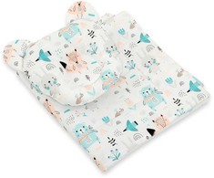 My Sweet Baby Antklodė su pagalvė kūdikiui, 2 dalių komplektas, mėlyni meškiukai