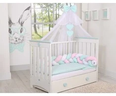 My Sweet Baby Mazginis bamperis – balta rožinė mėtų