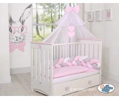 My Sweet Baby Pintas lovytės apsaugas – balta/pilka/rožinė