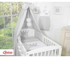 Bobono Lovos stogelis vaikams Little Prince/Princess, antracito spalvos