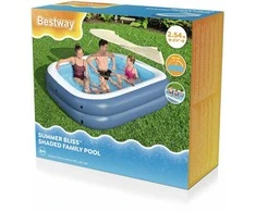 Baseinas BESTWAY 254x178x140 cm su stogu