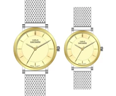 Carlo Cantinaro CC3001SM005 Partner Set Moteriškas Laikrodis Vyriškas Laikrodis