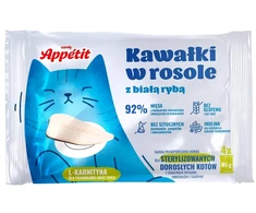 Comfy Appetit Sterilized Balta žuvis sultinyje 4x85g