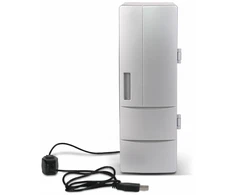 Dviviečiai šaldymo ir šildymo mini šaldytuvas, USB, LED apšvietimas