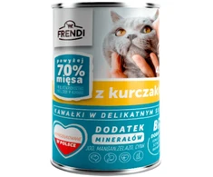FRENDI šlapias kačių ėdalas su vištienos gabaliukais švelniame padaže - 400g