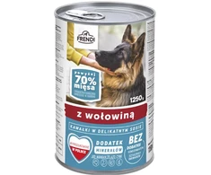 FRENDI with jautiena chunks in delicate sauce – šlapias Maistas šunims – 1250g