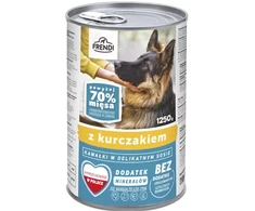 FRENDI su vištienos gabaliukais subtiliame padaže - šlapias šunų maistas - 1250g