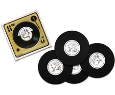 Froster 4 silikoninės padėkliukų rinkinys muzikos mylėtojams