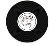 Froster 4 silikoninės padėkliukų rinkinys muzikos mylėtojams